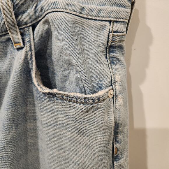 Agolde broken waistband High-rise blue jeans size 29 - Picture 5 of 10